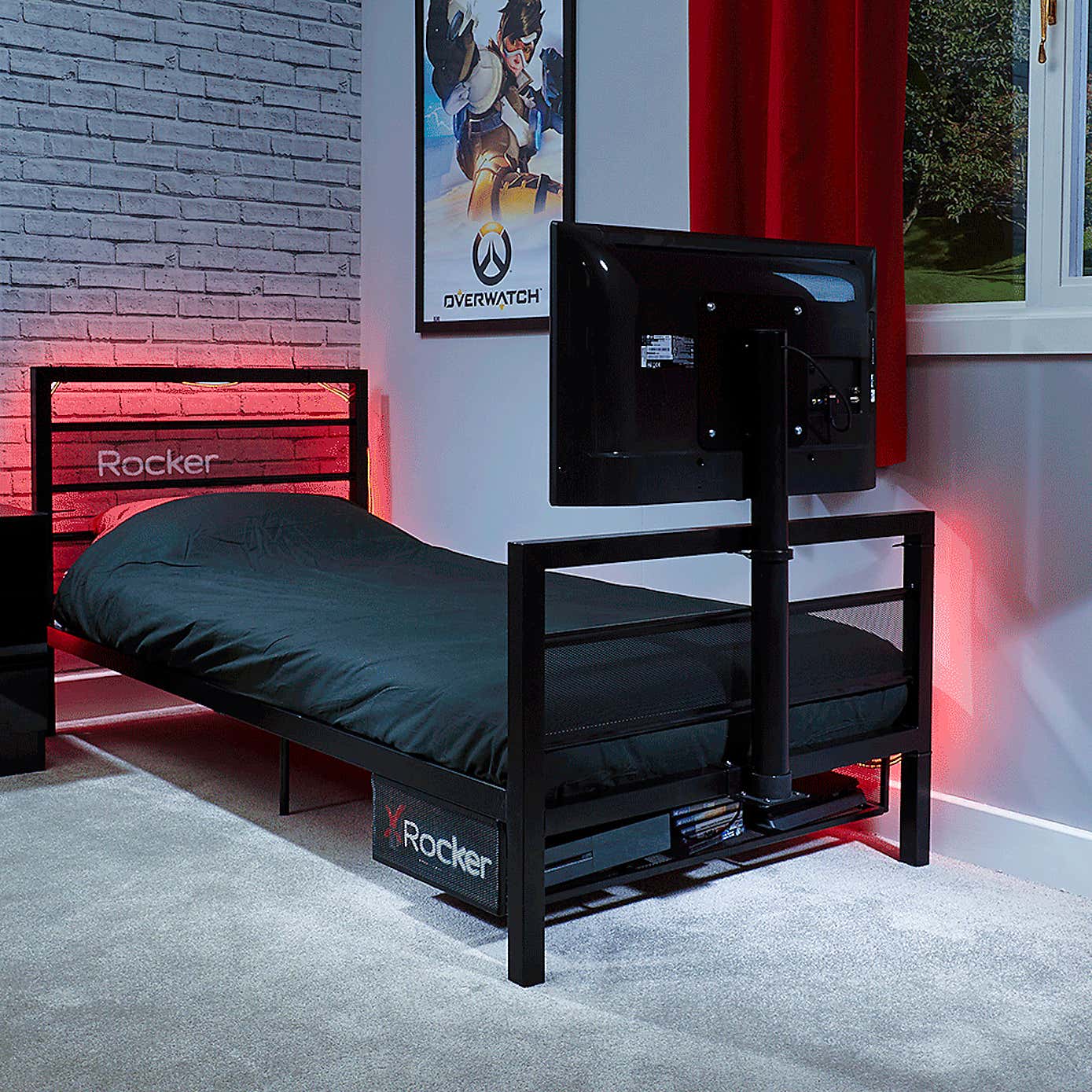X Rocker Basecamp Gaming Bed with TV VESA Mount