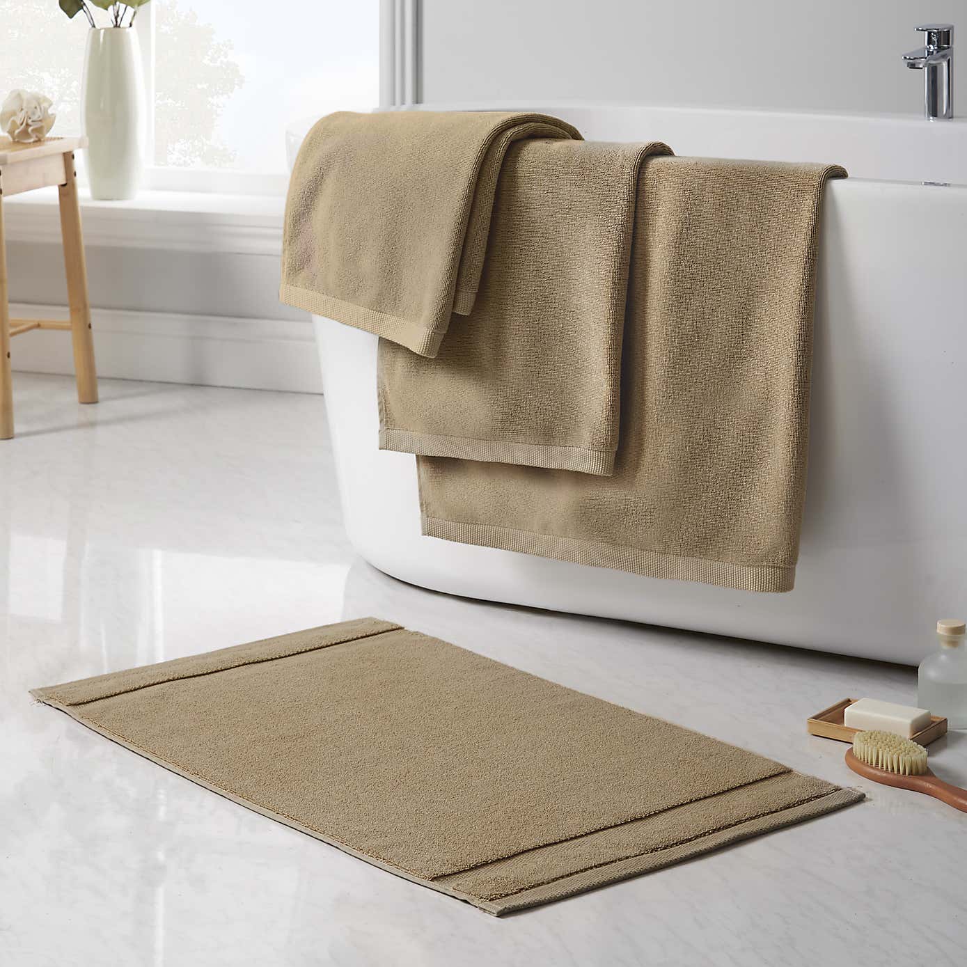 Turkish Luxury Heavyweight Cotton Bath Mat