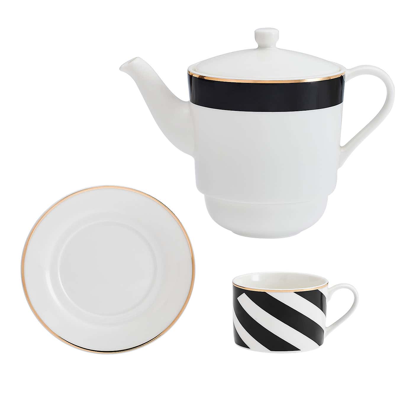 Mikasa Luxe Deco Tea for One Set