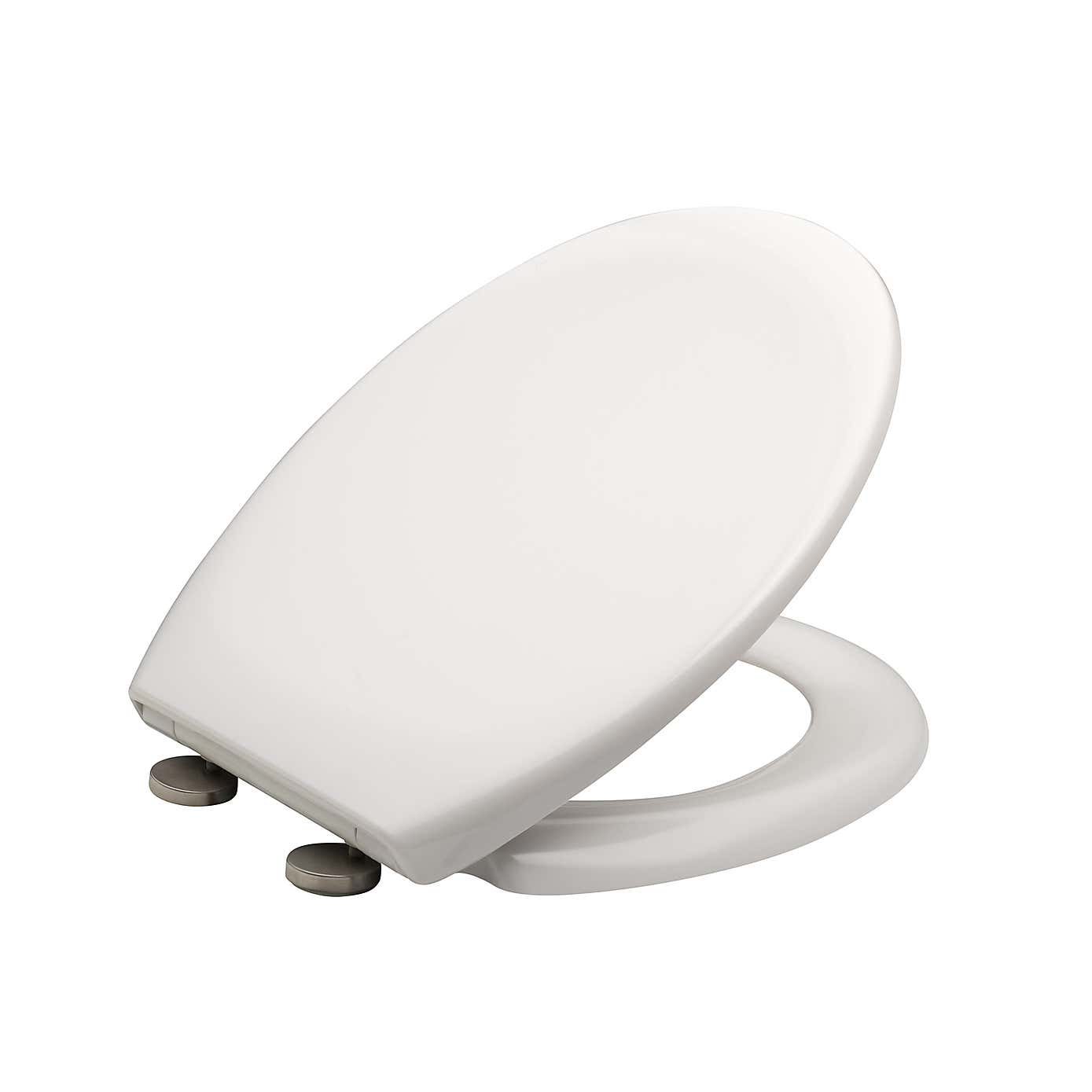 Duroplast White Toilet Seat