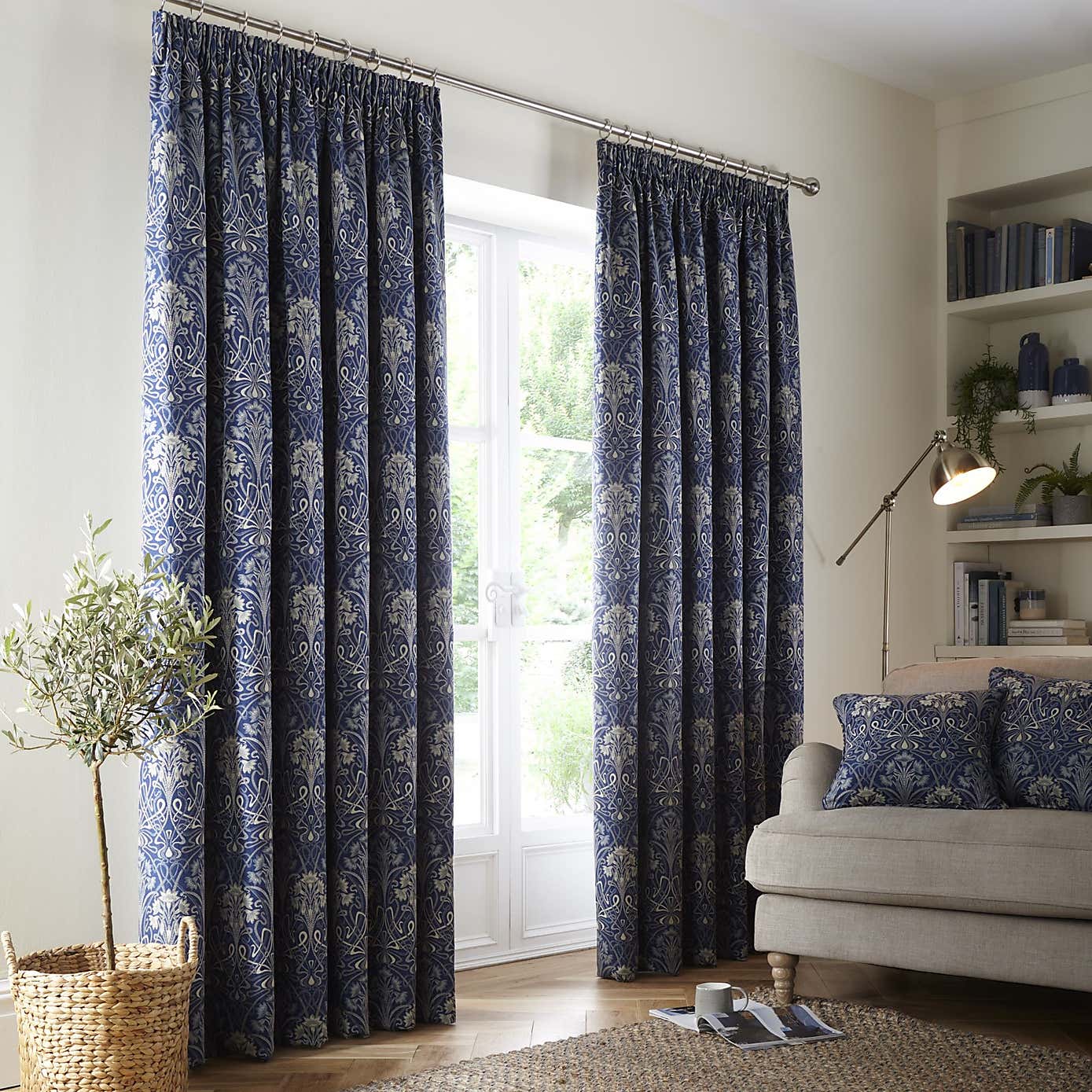 Lucetta Pencil Pleat Curtains
