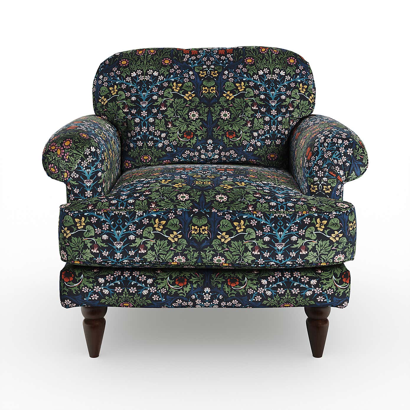 William Morris Blackthorn Velvet Fabric Sample