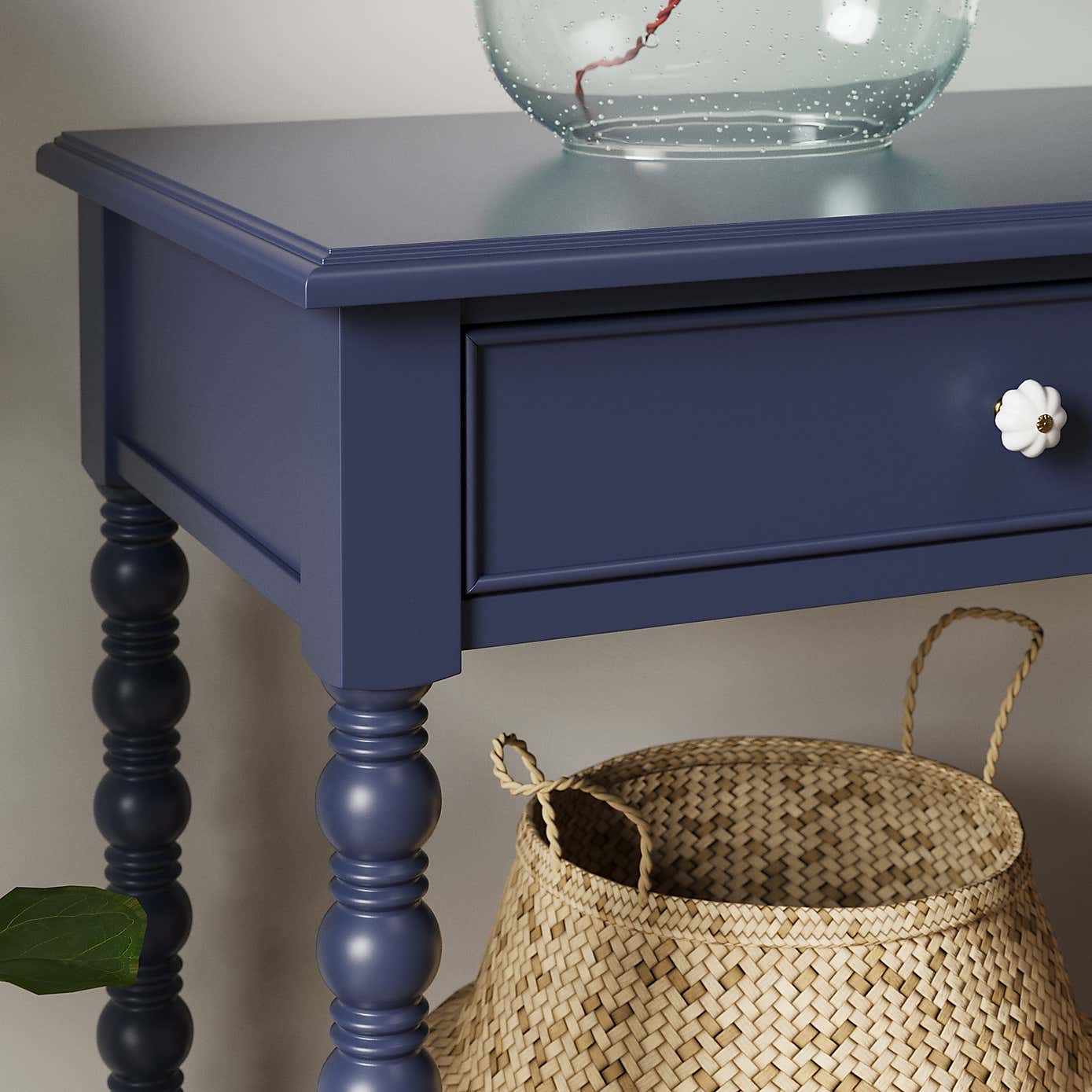 Pippin Console Table, Navy