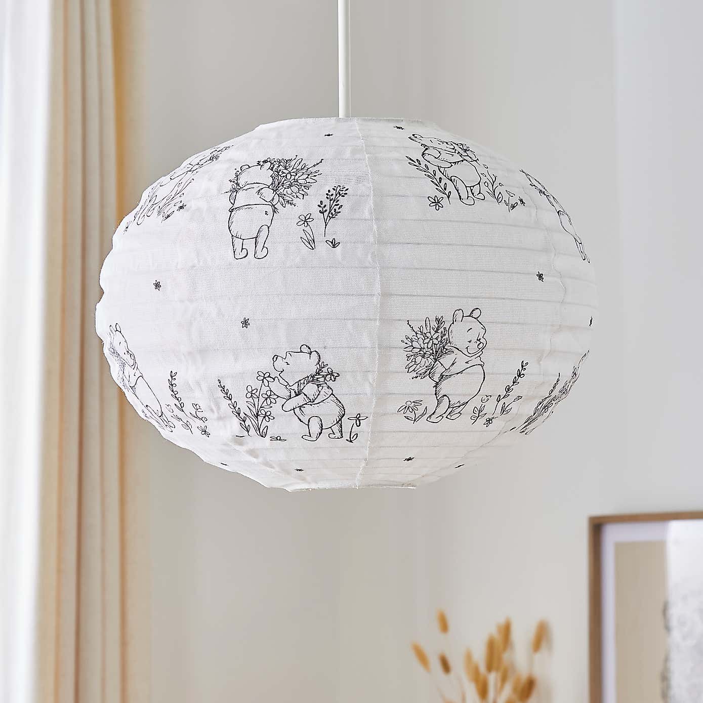 Disney Winnie the Pooh Fabric Shade Ivory