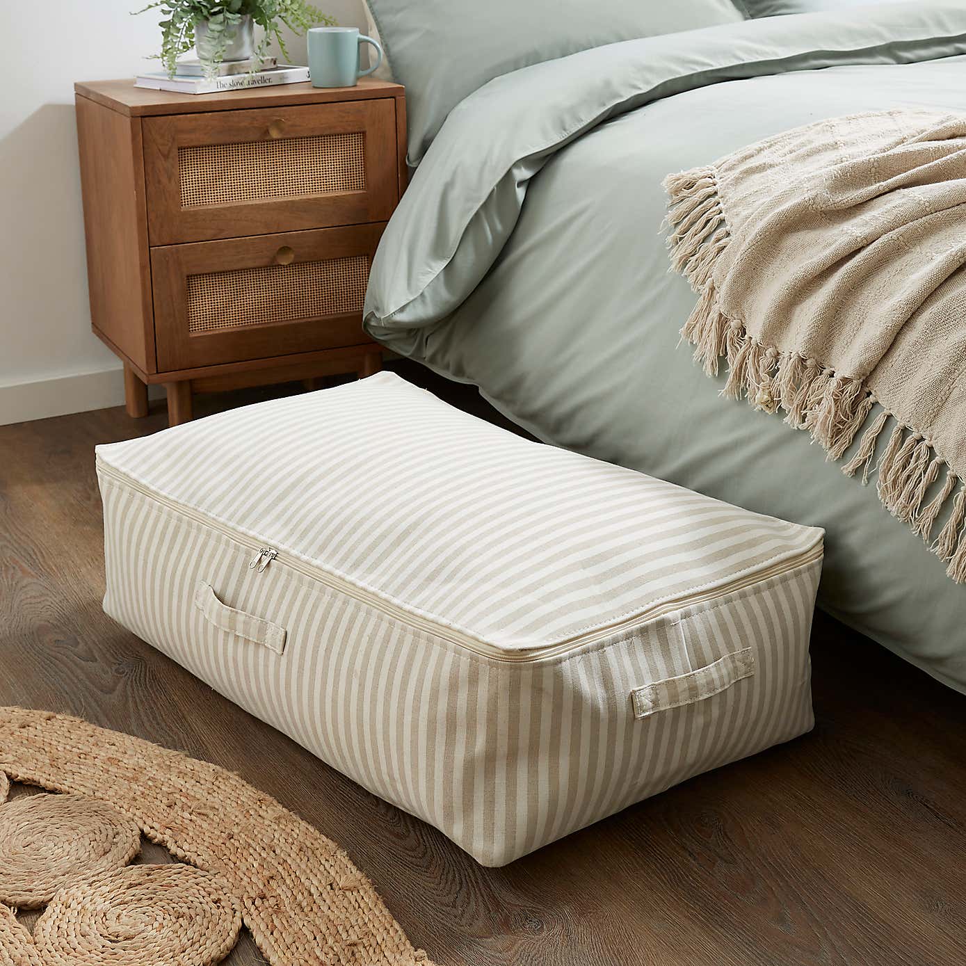 Stripe Underbed Storage Bag