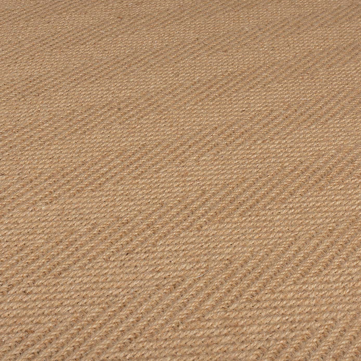Herringbone Border Square Rug