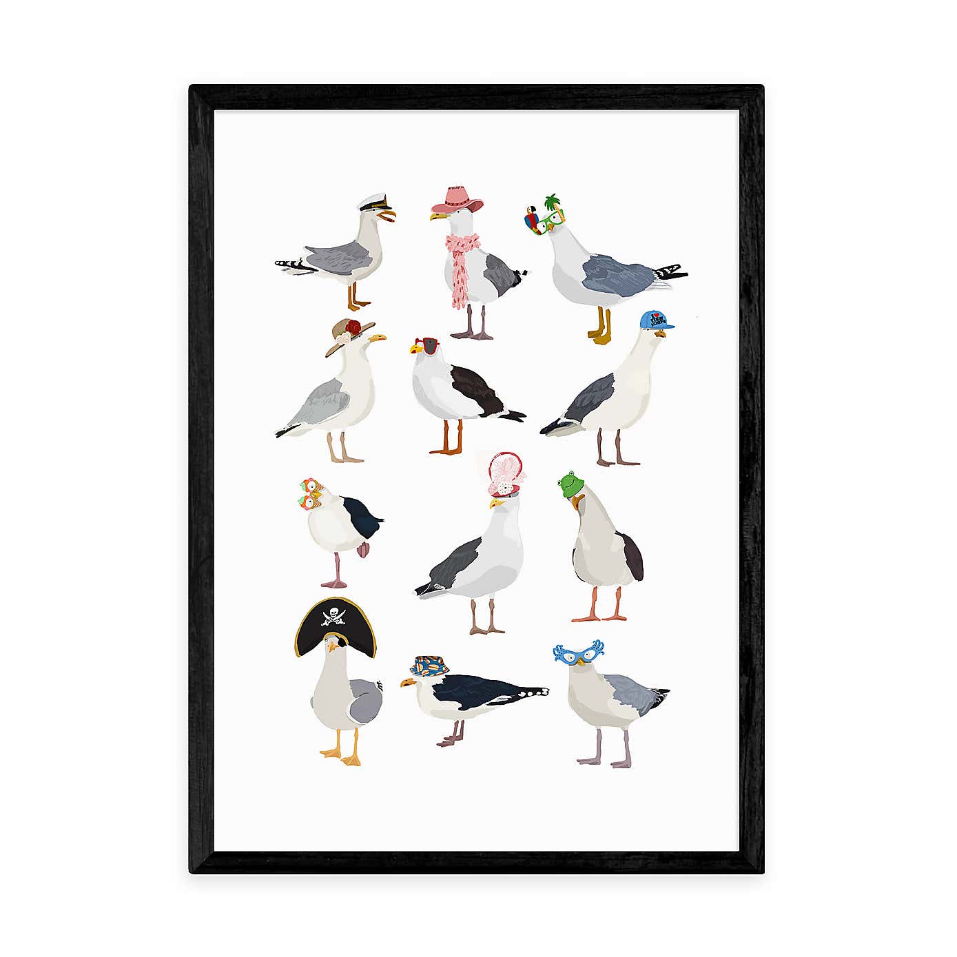 East End Prints Seagulls Print