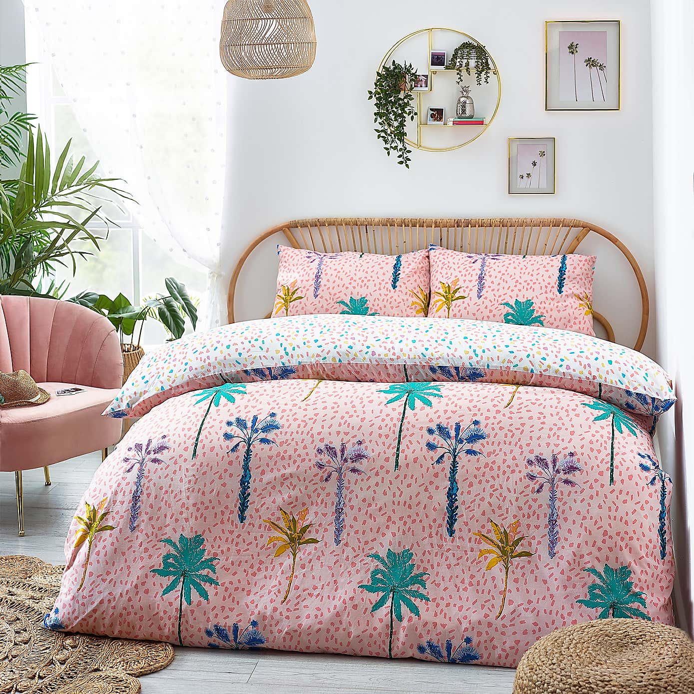 Style Lab Palmtropolis Duvet Cover and Pillowcase Set