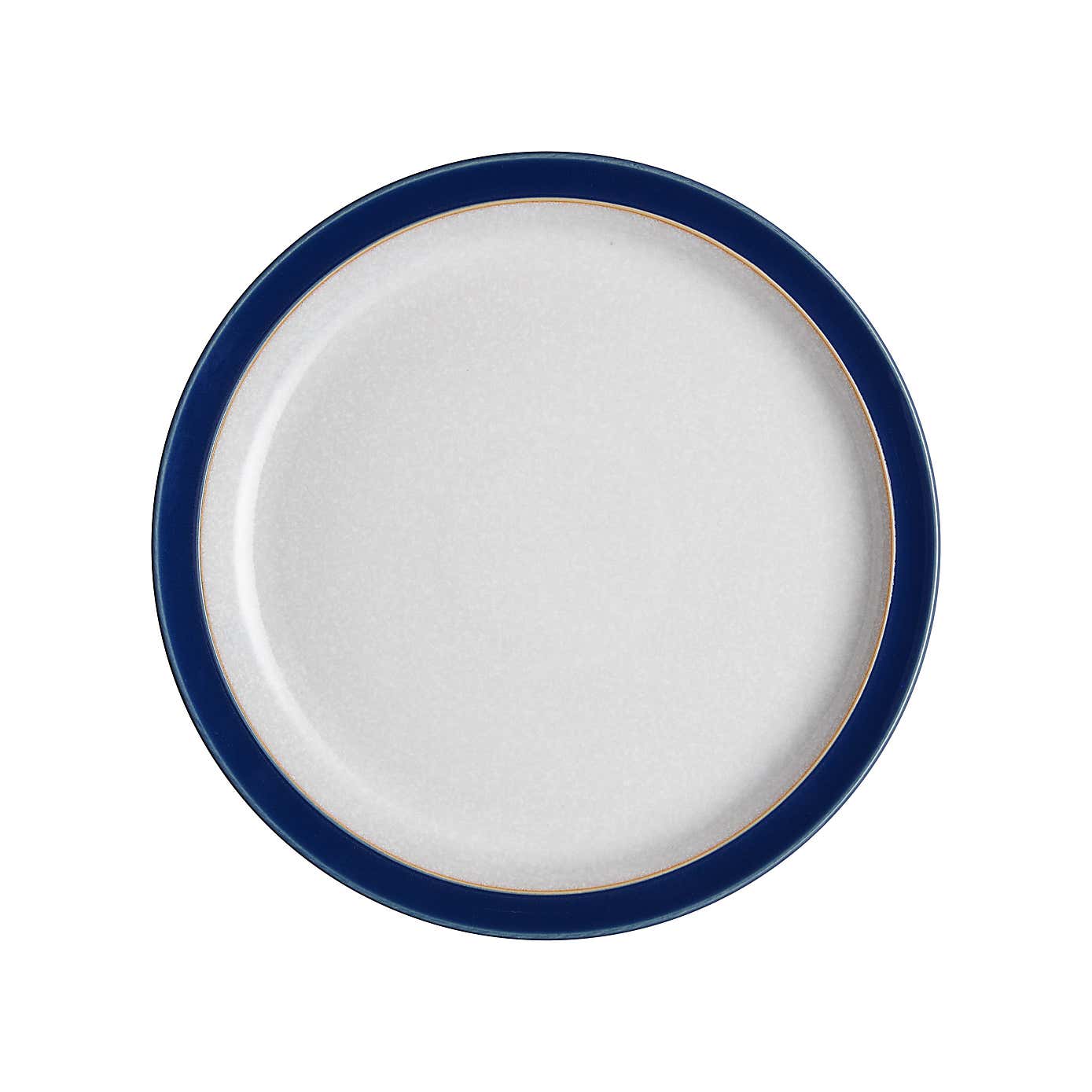 Set of Four Denby Elements Dark Blue Side Plates