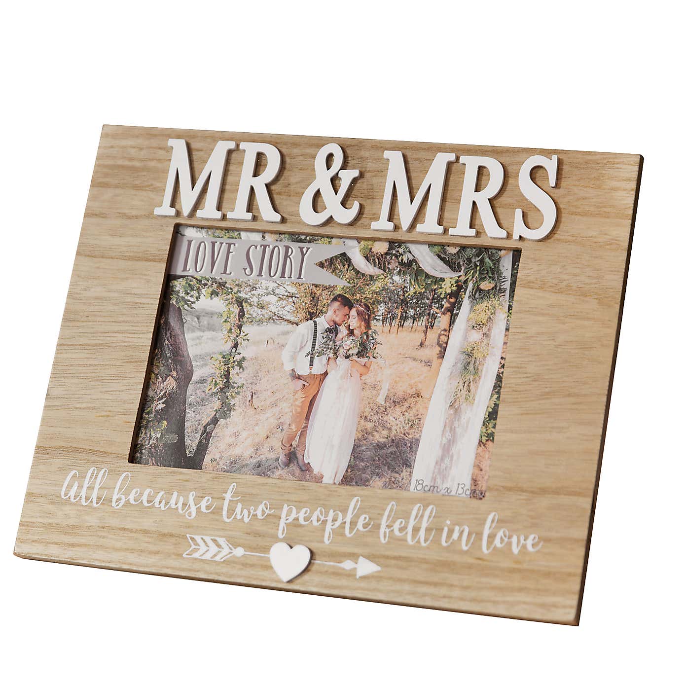 Love Story Mr & Mrs Photo Frame