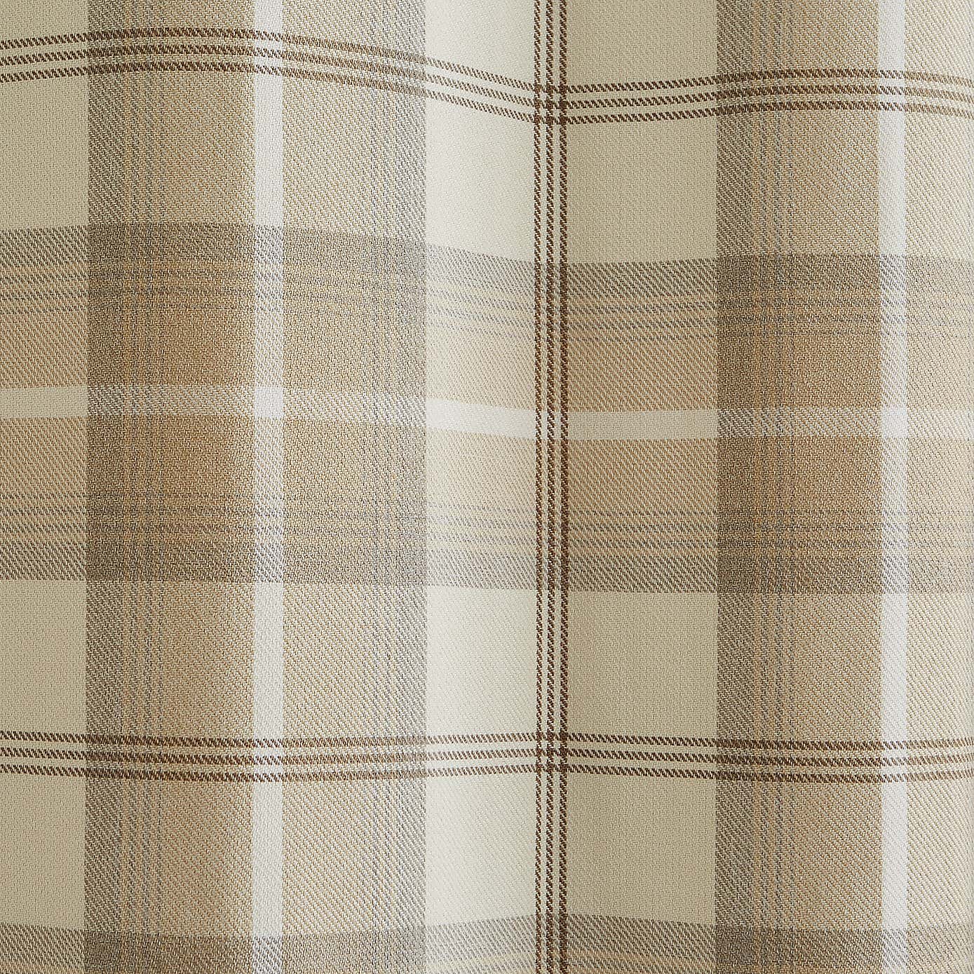 Highland Check Eyelet Curtains