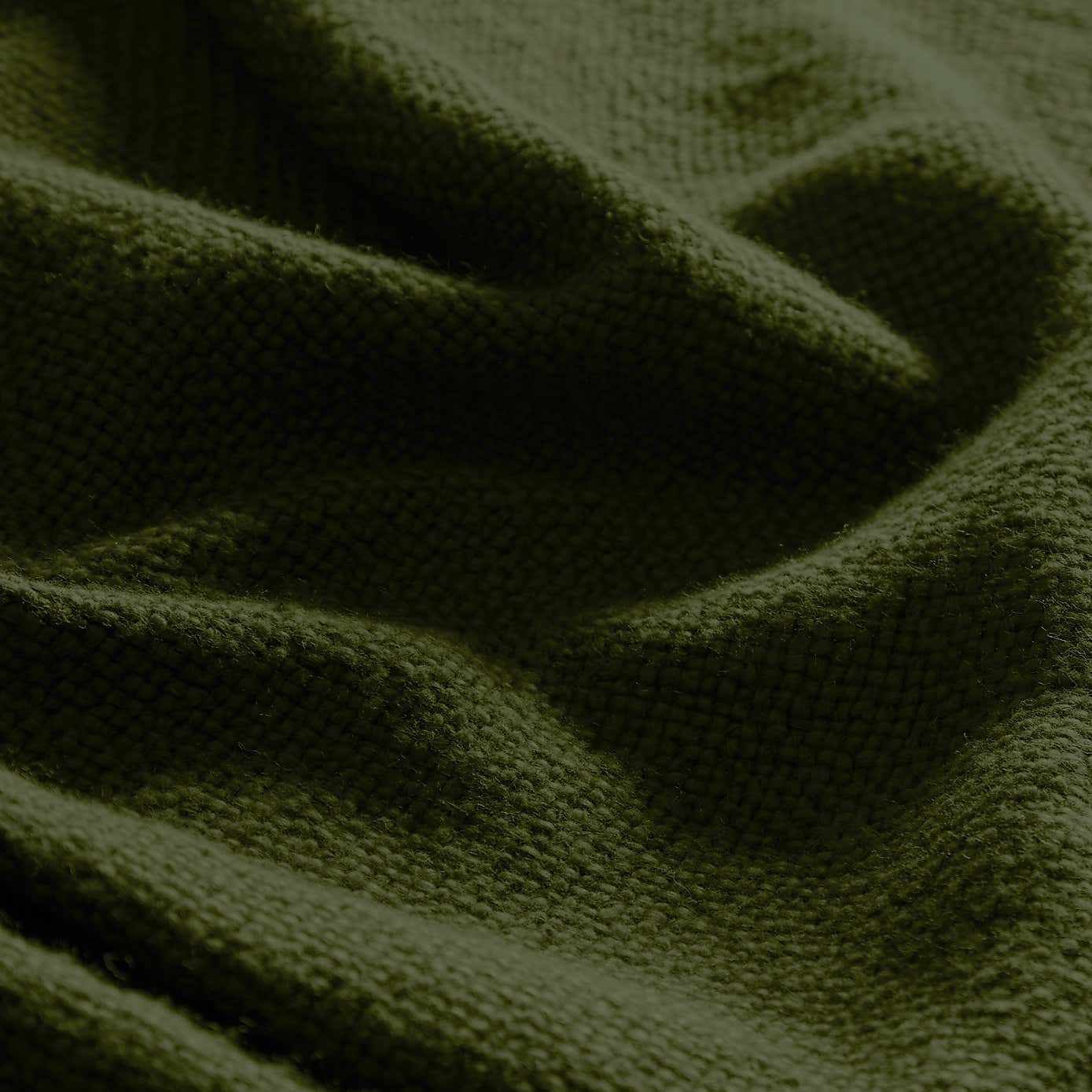 Aris Cotton Weave Black Throw