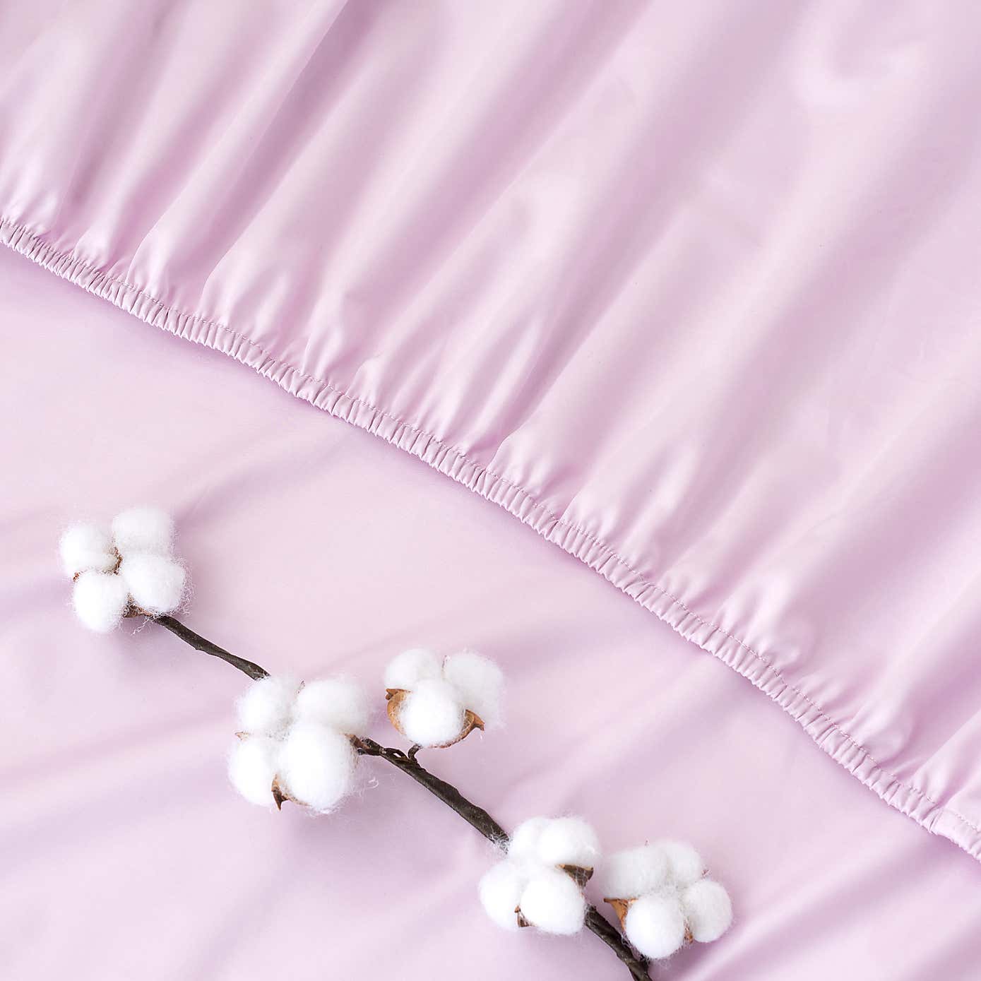 Dorma 300 Thread Count 100% Cotton Sateen Plain Fitted Sheet