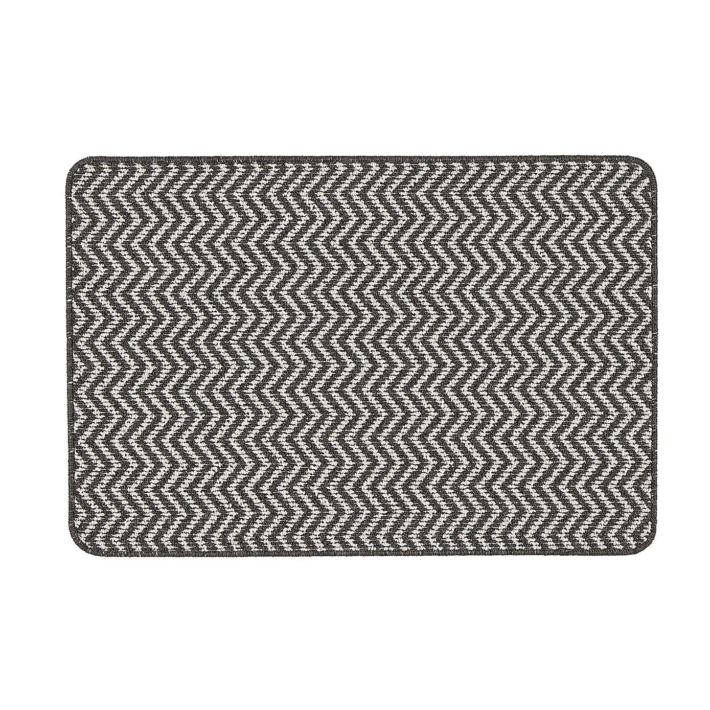 Marvel Boucle Herringbone Washable Doormat