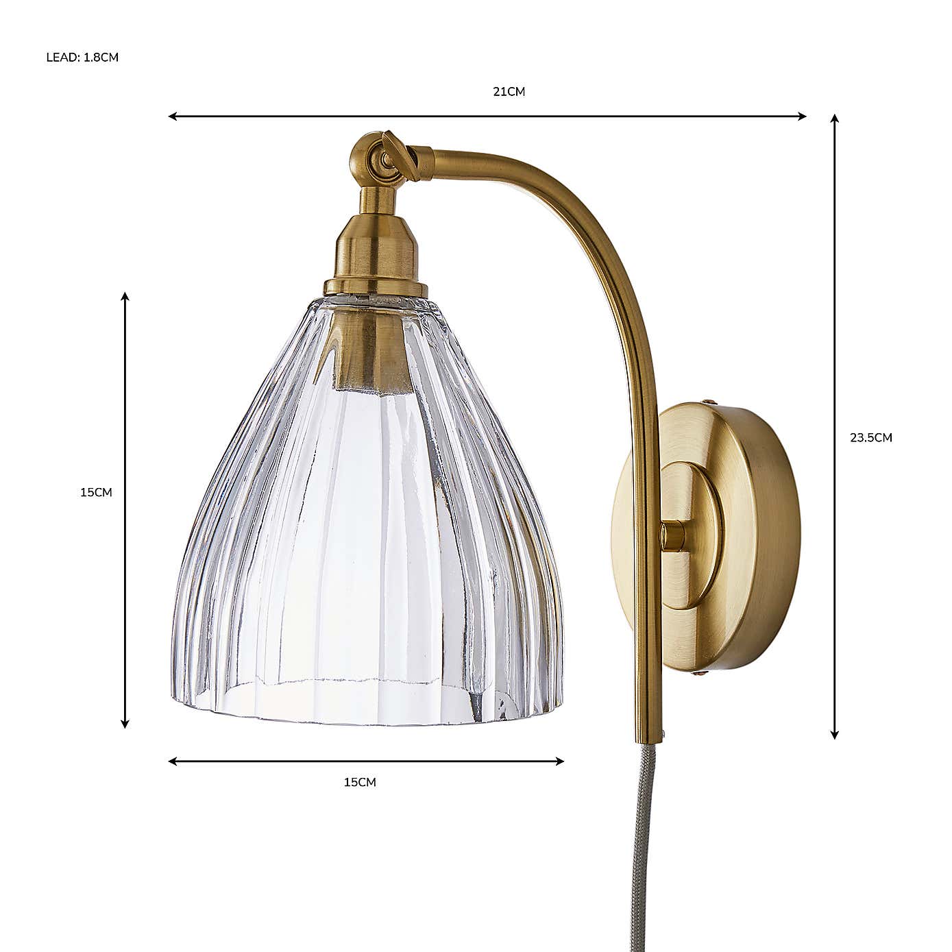 Churchgate Allexton Wall Light