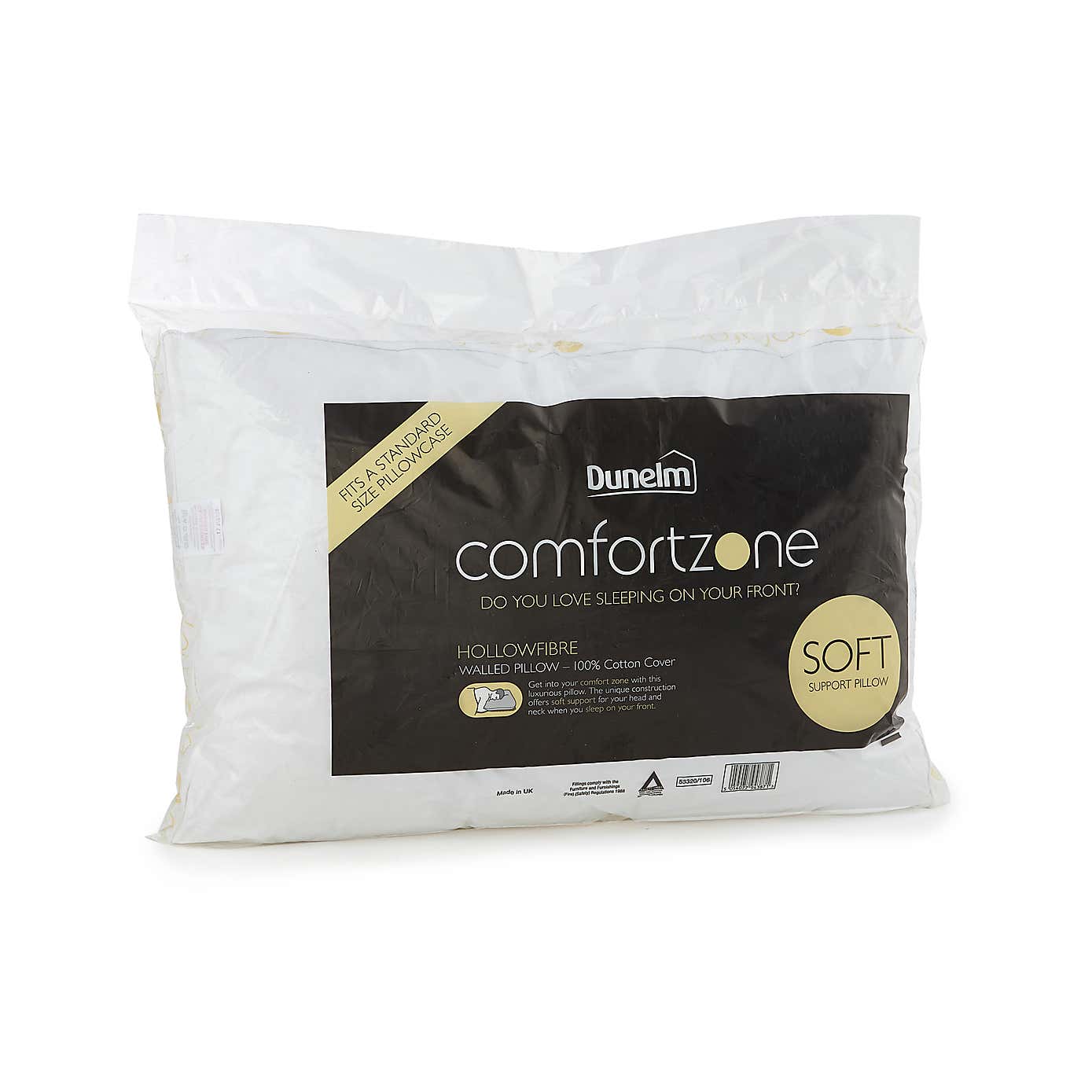 Comfortzone Front Sleeper Box Pillow