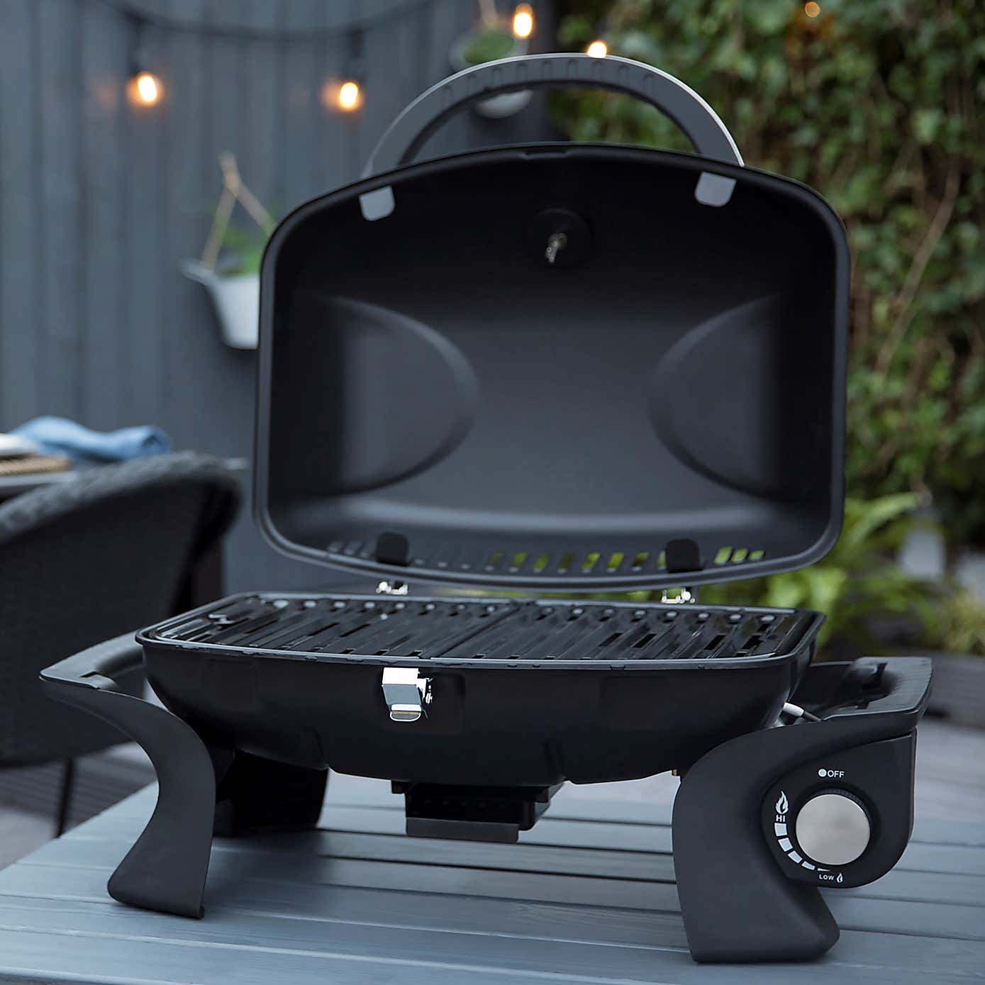 George Foreman Portable 1 Burner Gas BBQ