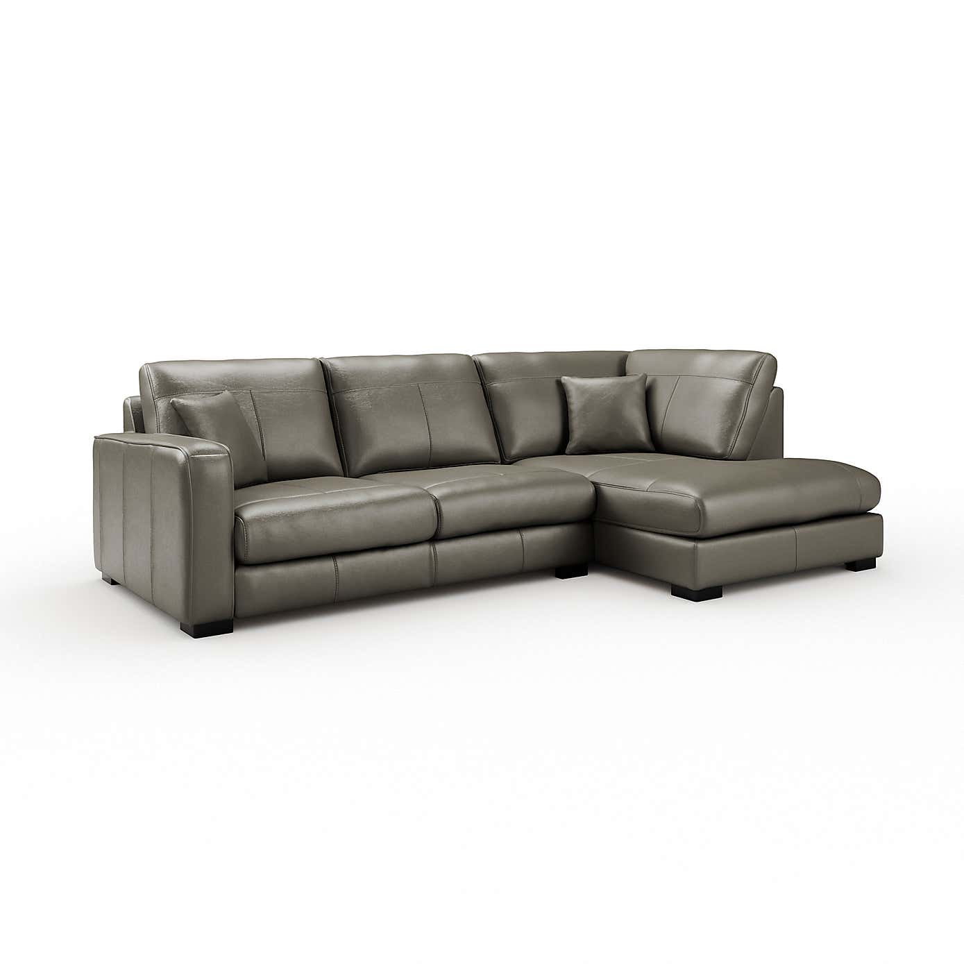 Carson Classic Leather Large Corner Chaise Sofa
