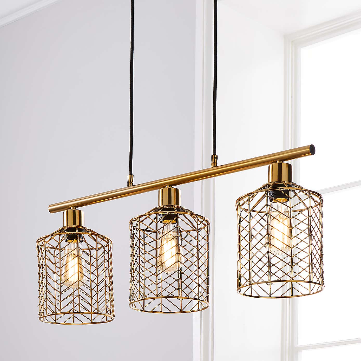 Siena 3 Light Diner Ceiling Fitting