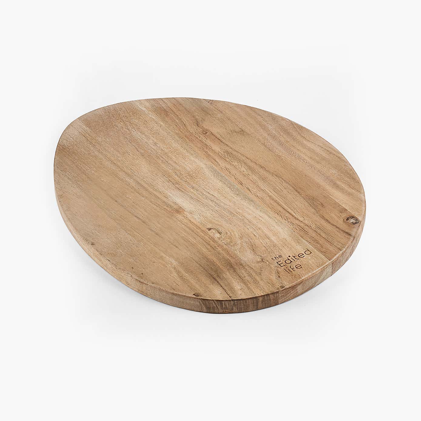 Wood Colourblock Small Chopping Board Pebble