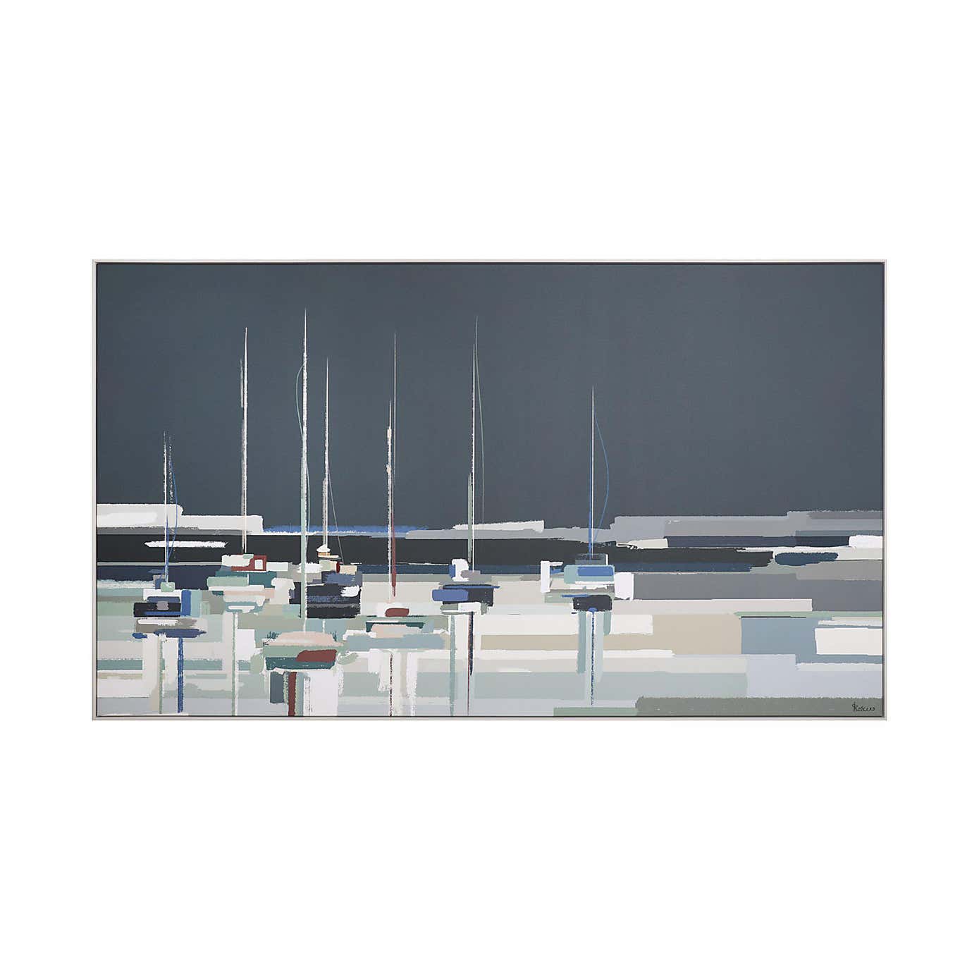 Side By Side by Sabrina Roscino Framed Canvas