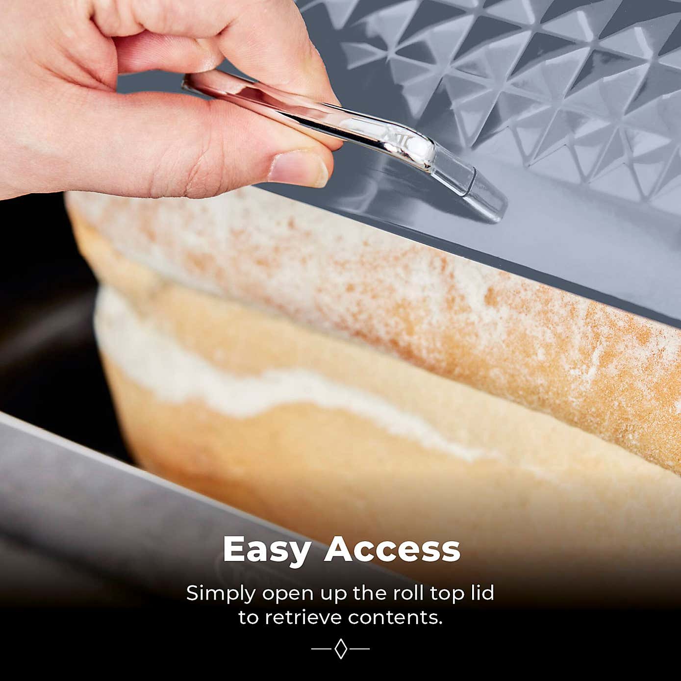 TOWER Solitaire Bread Bin