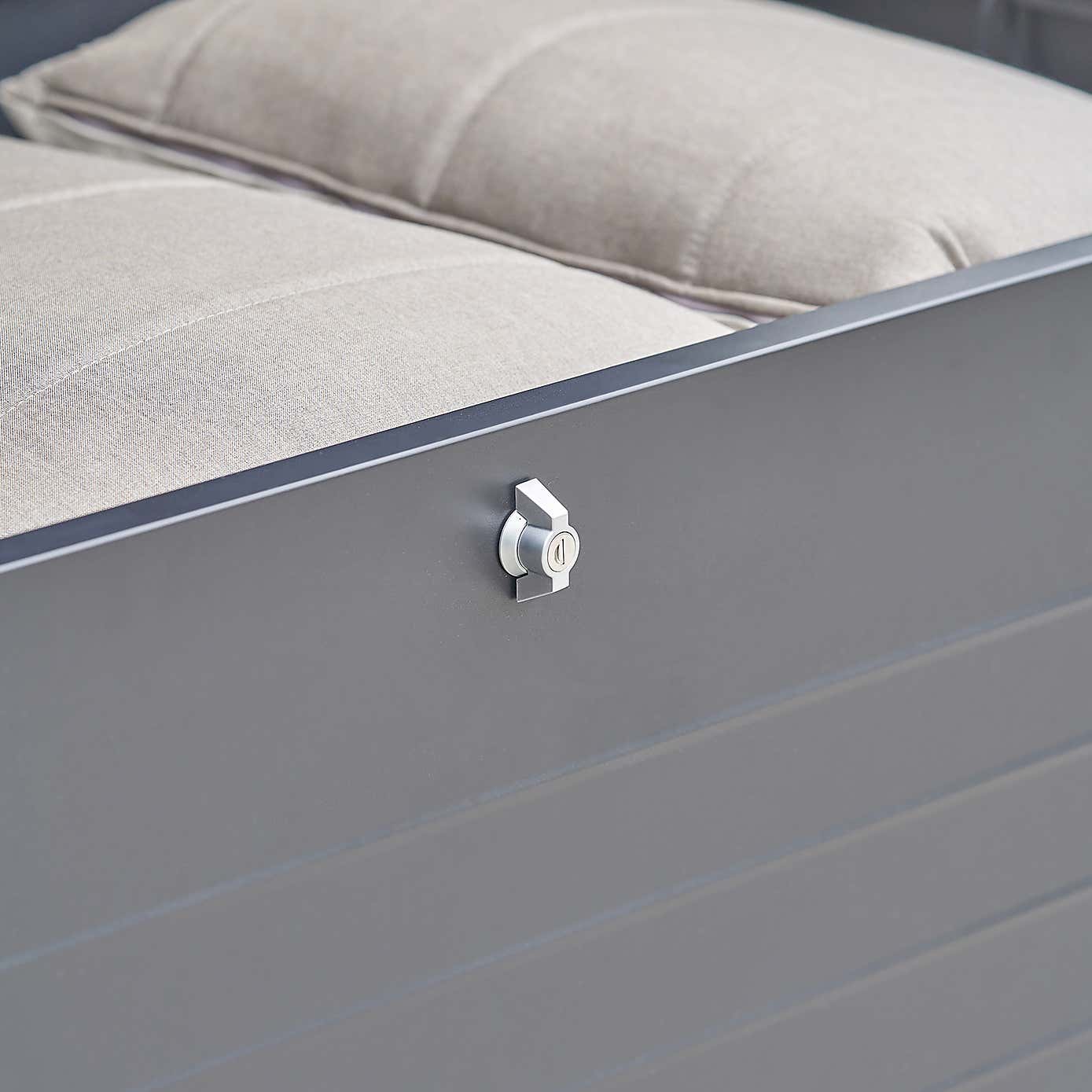 Pacific Lifestyle Rhode Island Large Galvanised Steel Cushion Box