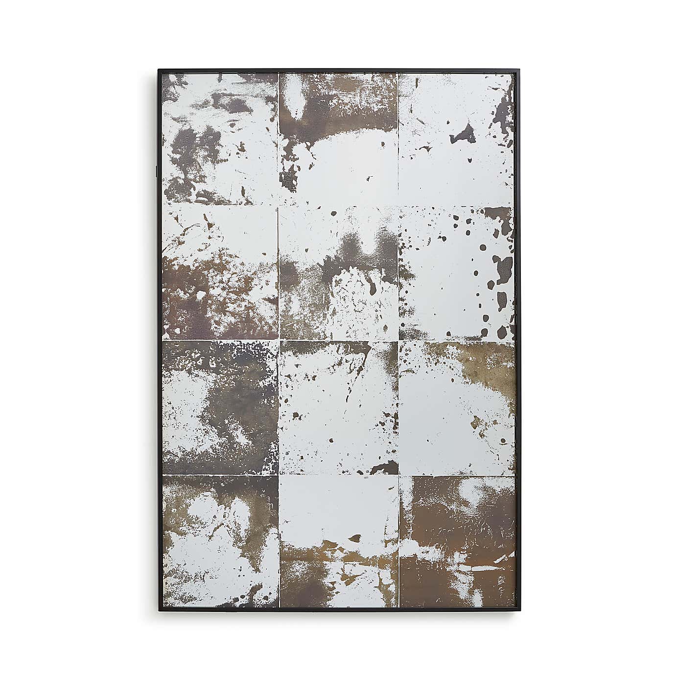 Antique Window Rectangle Mirrored Wall Art