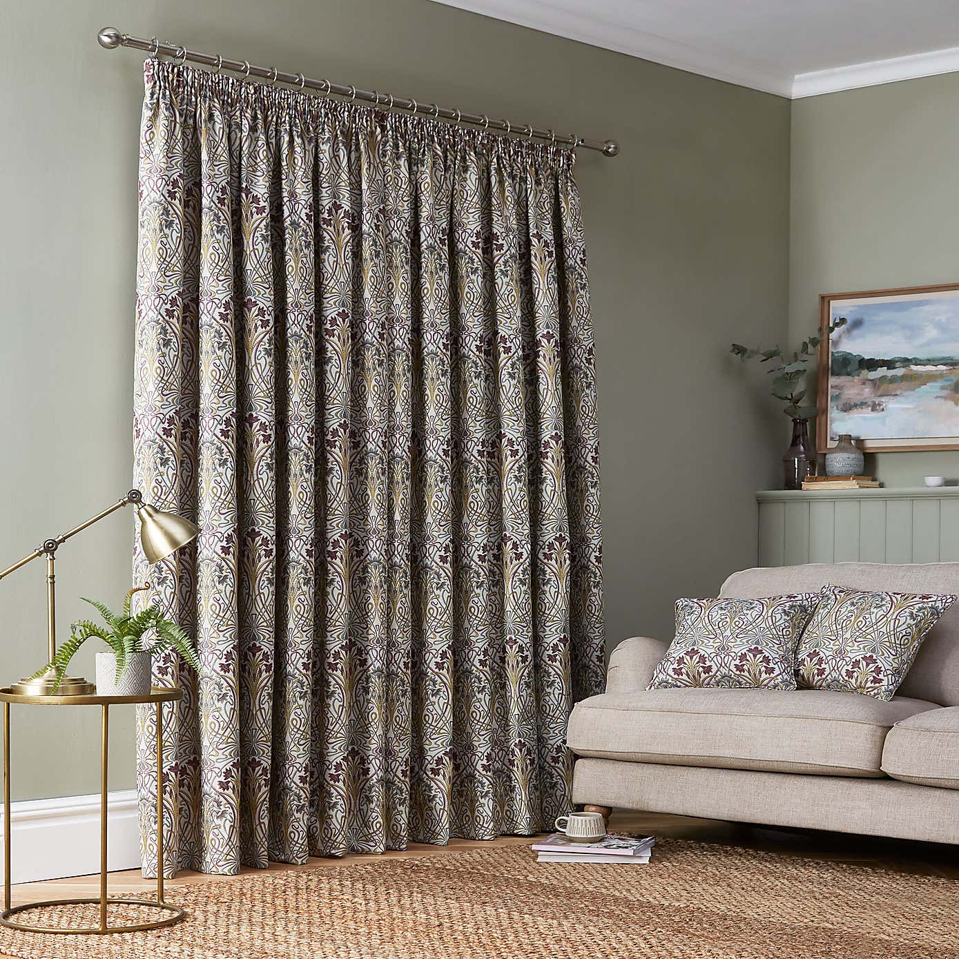 Lucetta Pencil Pleat Curtains