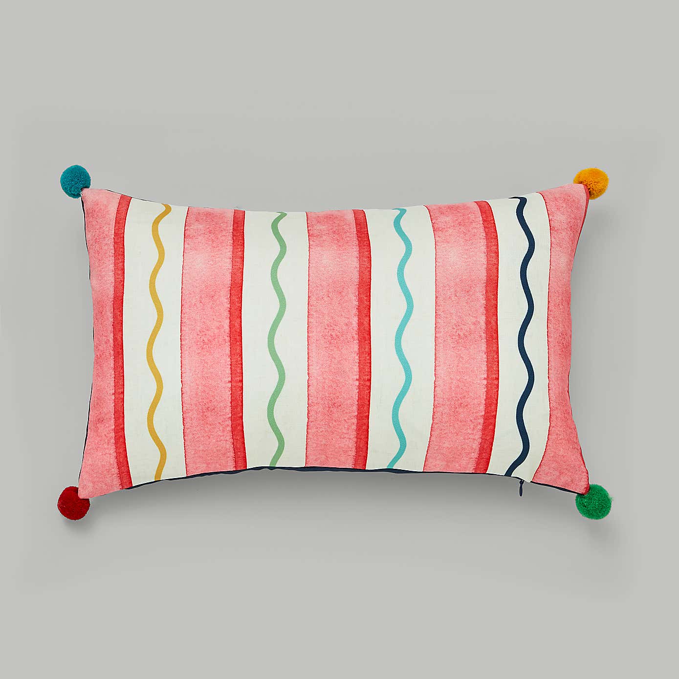 Wiggle Watercolour Outdoor Rectangle Cushion