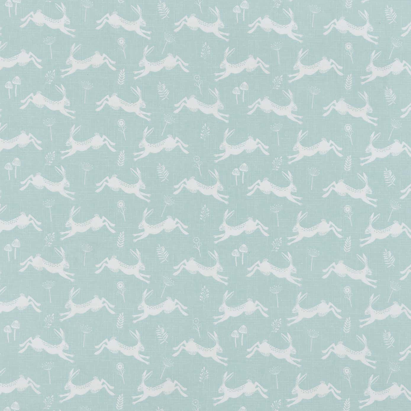 By the Metre Jumping Hare PVC