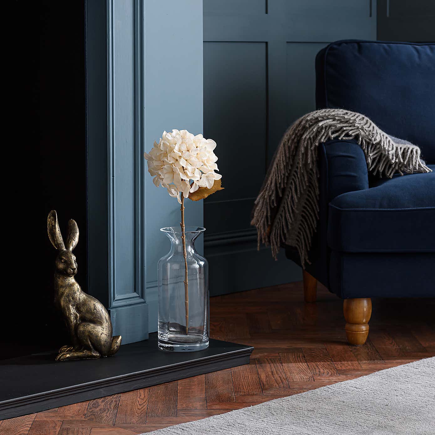 Artificial Dried Hydrangea Stem