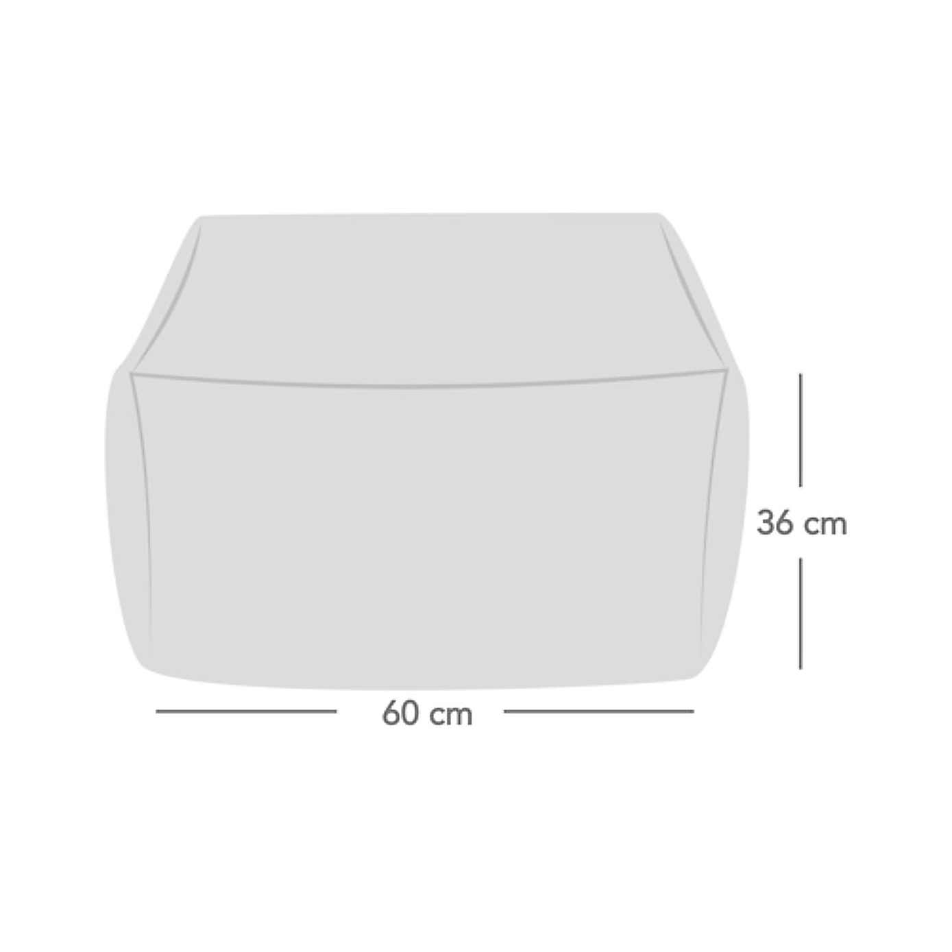 Ru Comfy Weave Bean Bag Ottoman