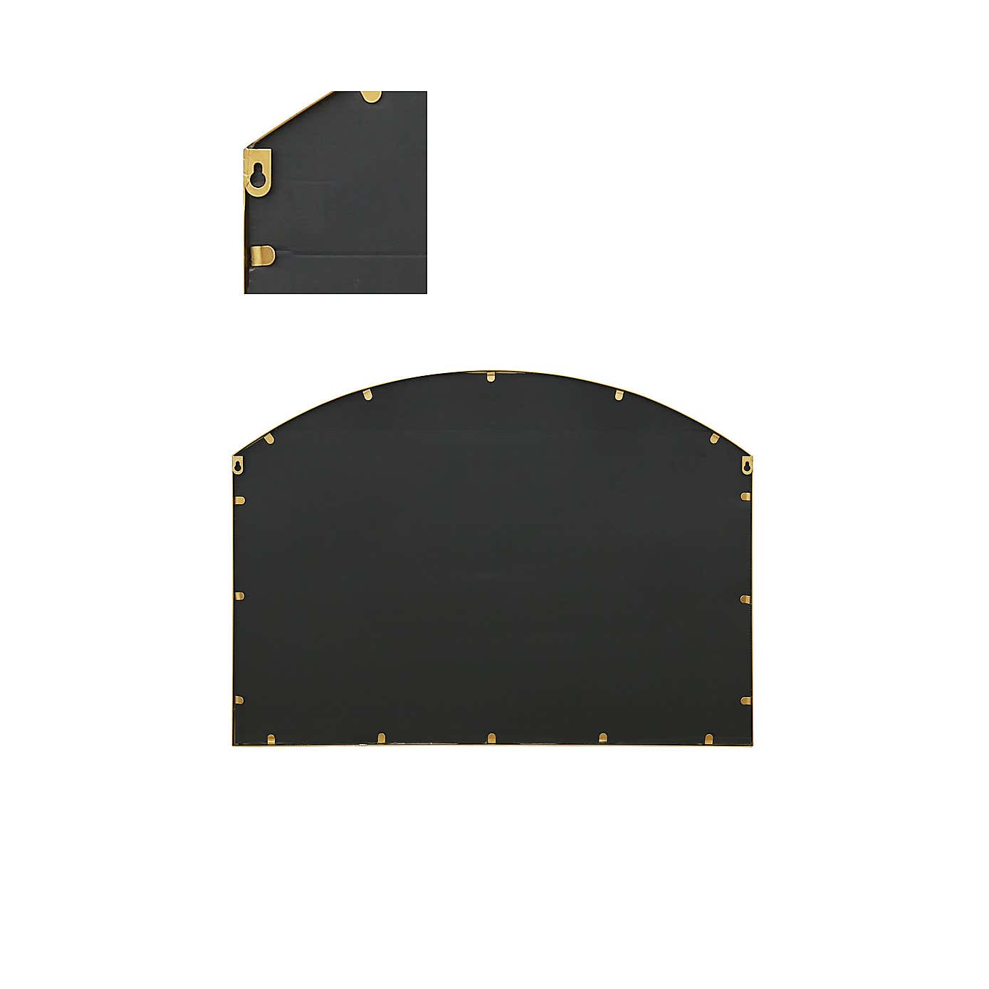 Arcus Window Arched Indoor Outdoor Wall Mirror