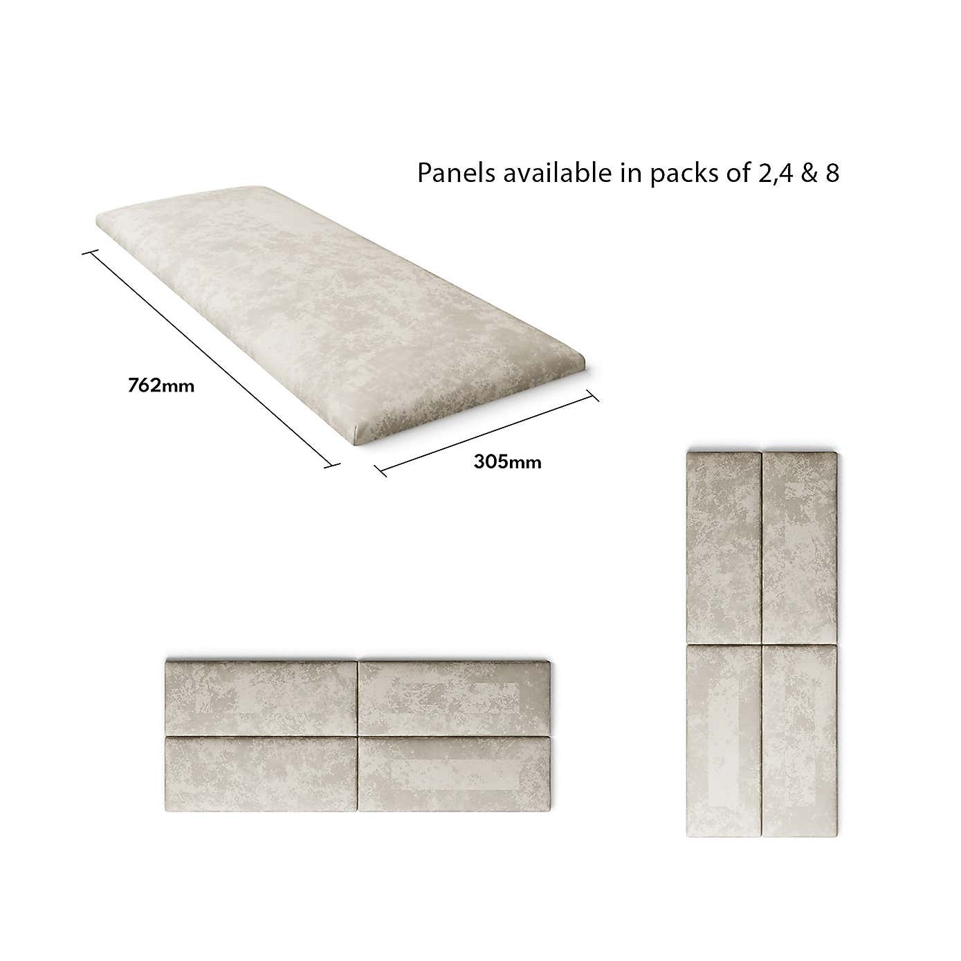 Aspire EasyMount Mirazzi Velvet Upholstered Wall Panels