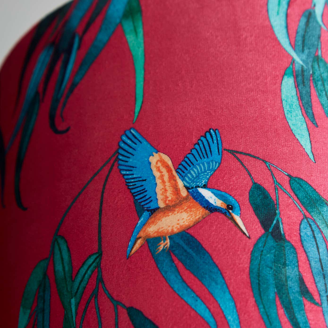 Kingfisher Drum Lamp Shade