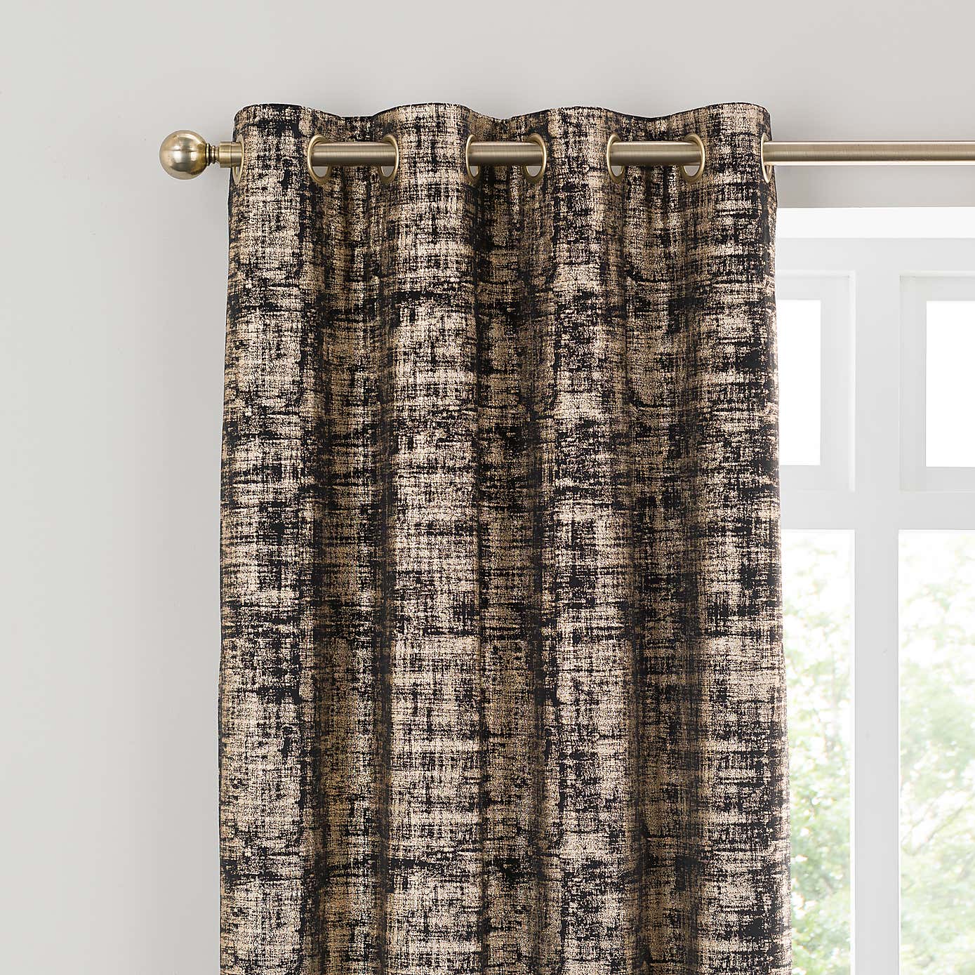 Romano Velour Eyelet Curtains