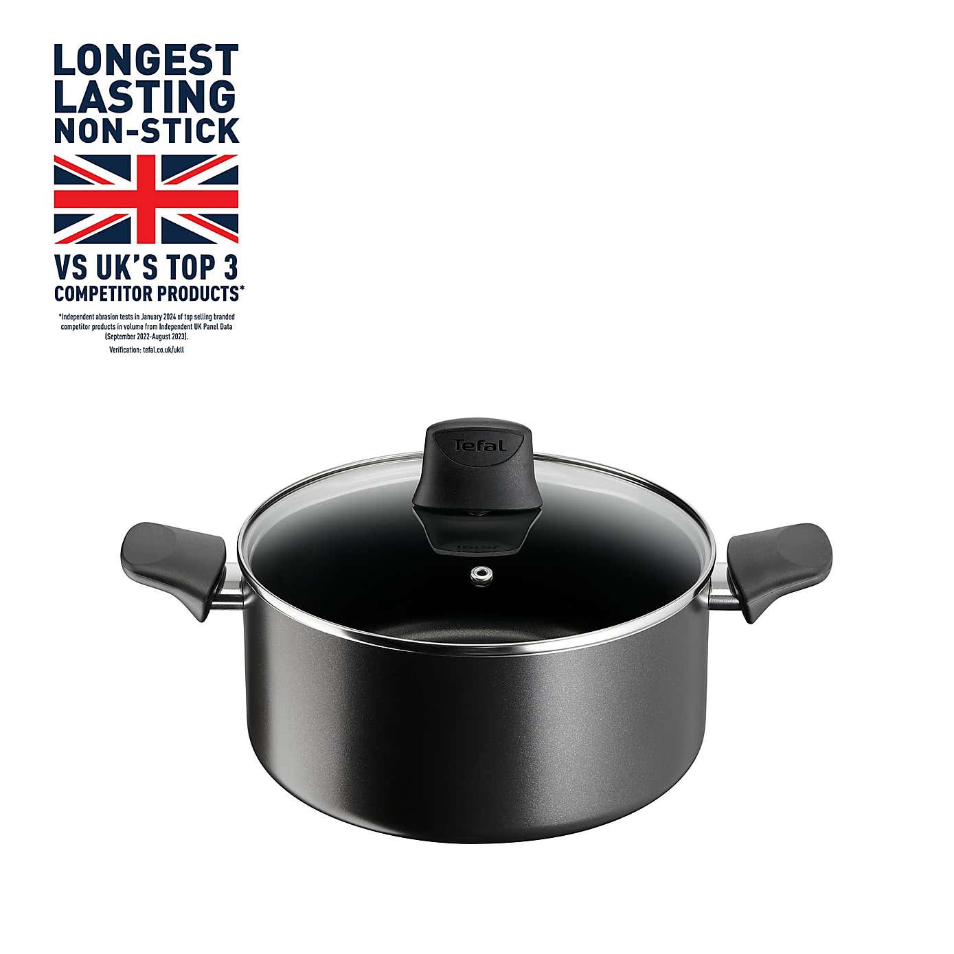 Tefal Titanium Force Stew Pot, 24cm