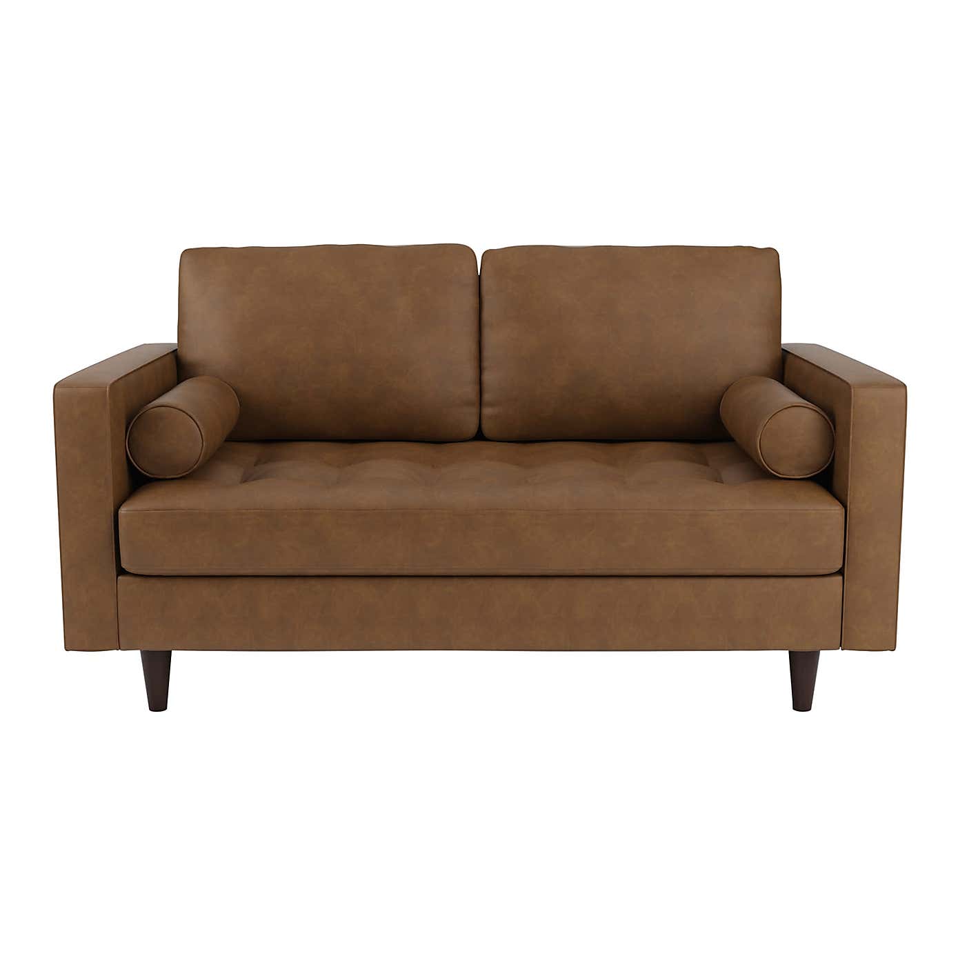 Zoe Faux Leather 2 Seater Sofa