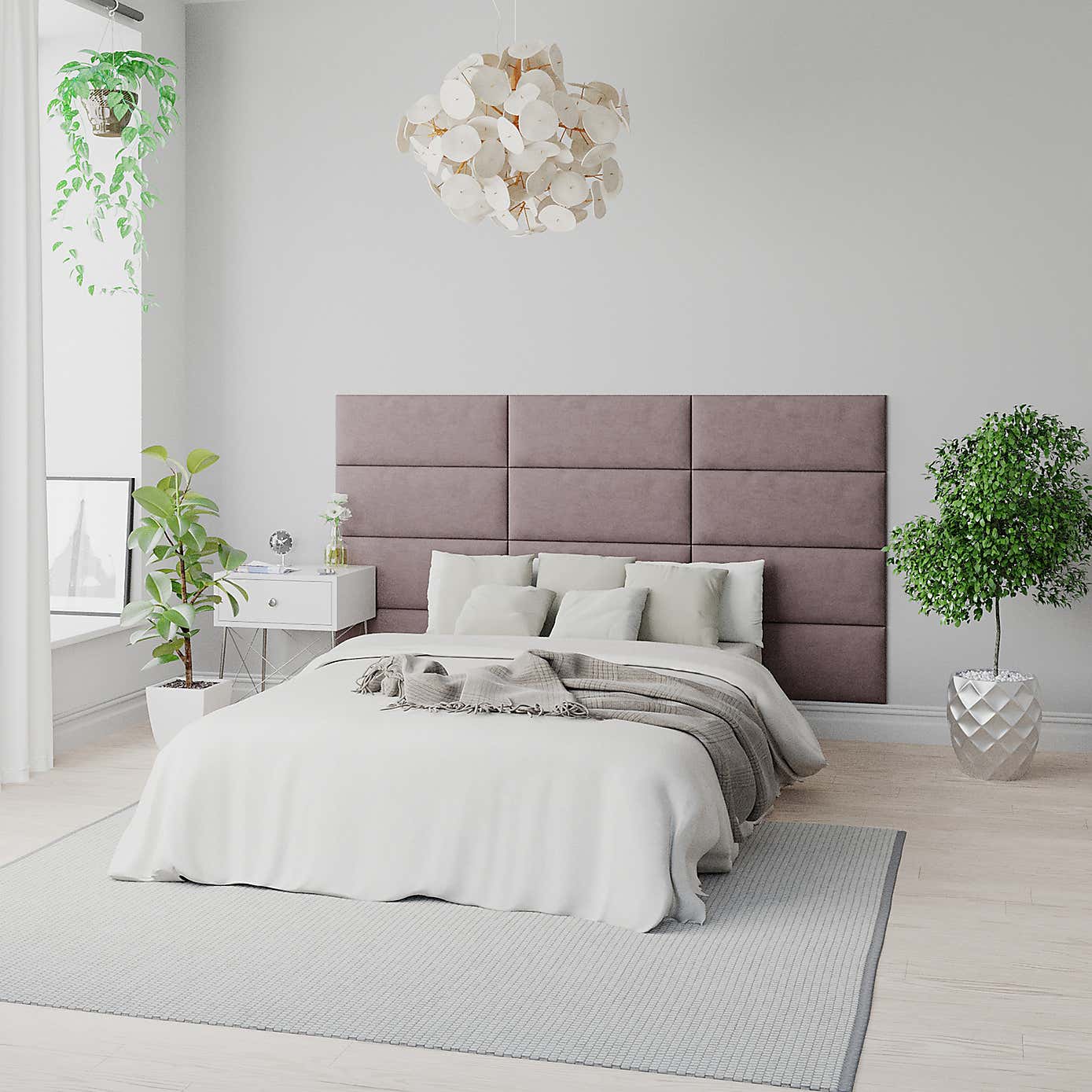 Aspire EasyMount Plush Velvet Upholstered Wall Panels