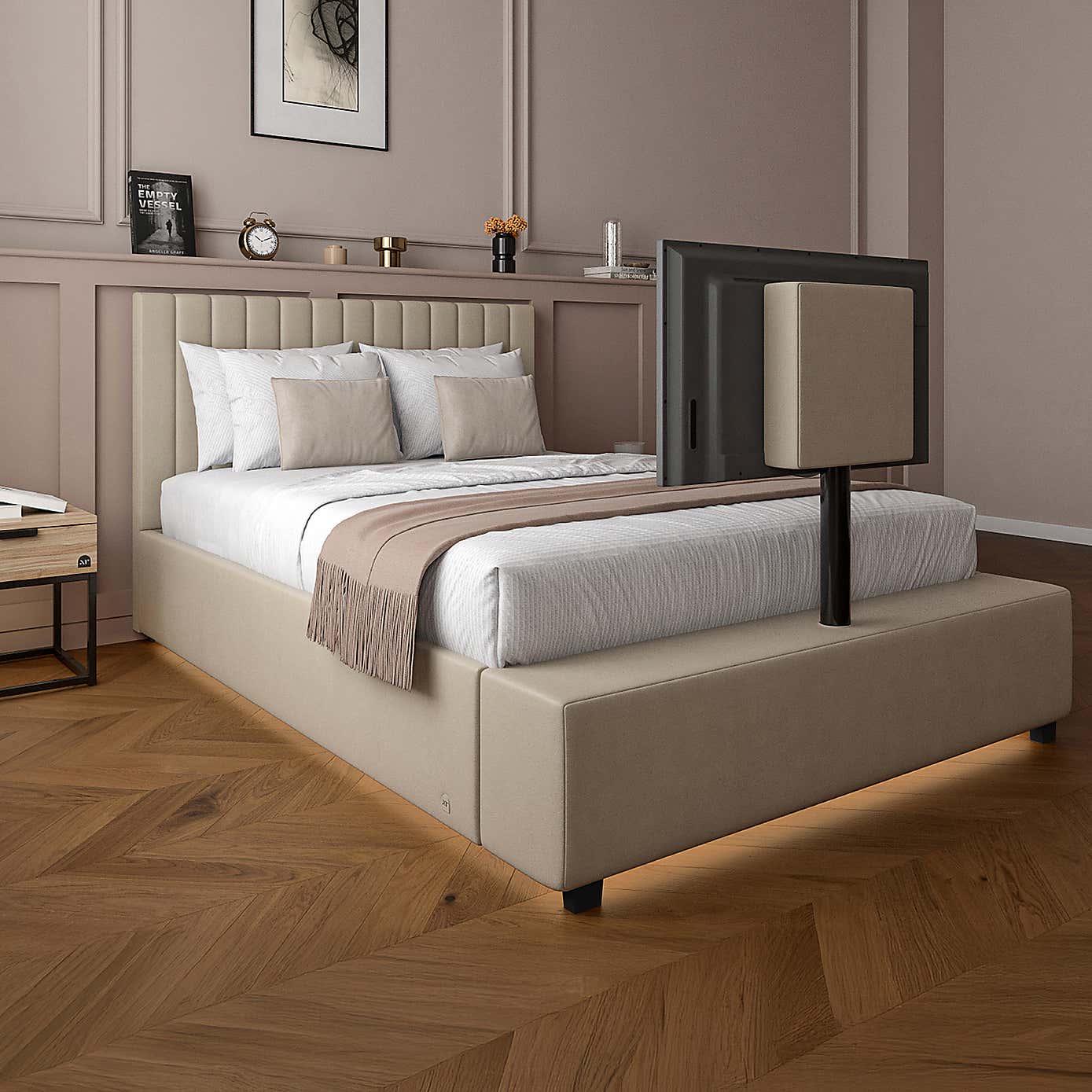 X Rocker Living Maisie LED TV Bed Frame