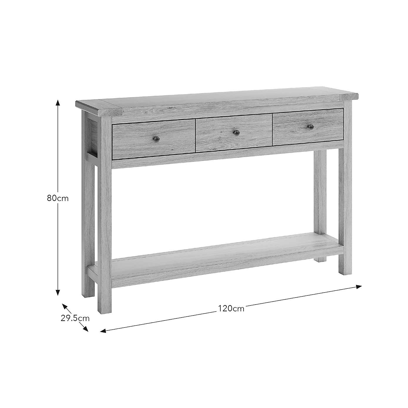 Olney Console Table, Stone