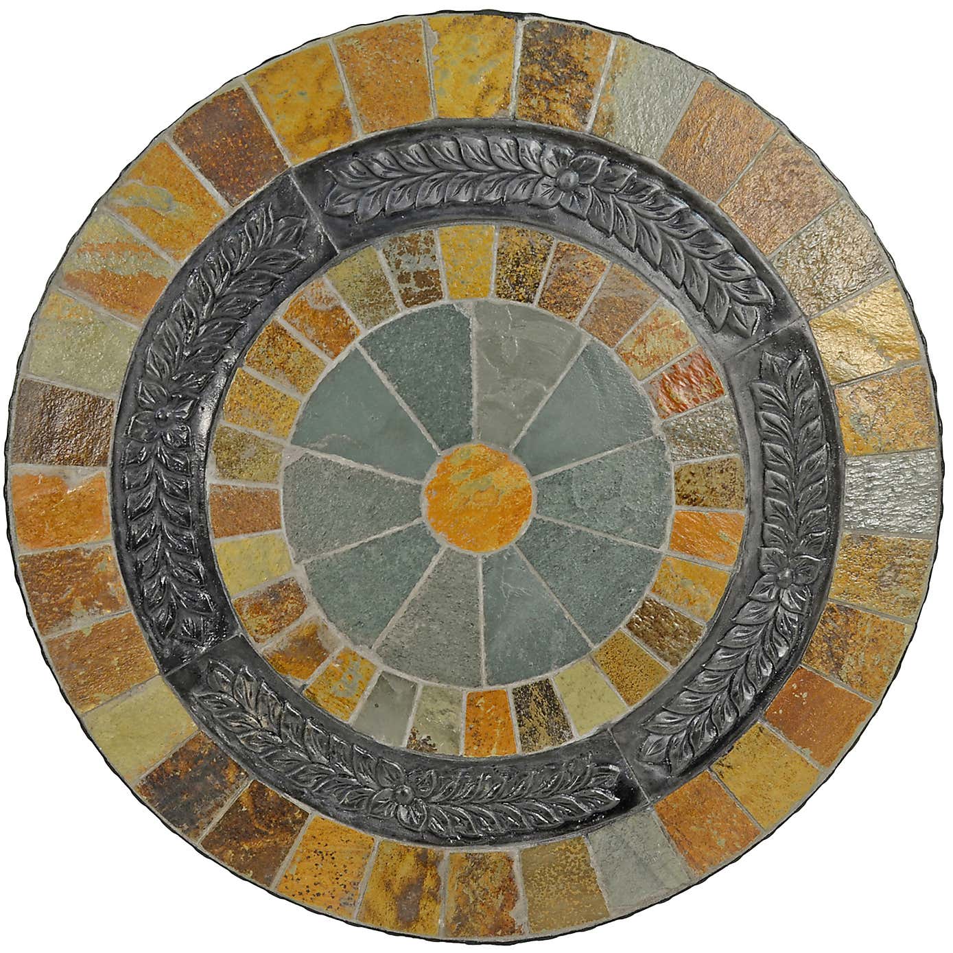 Virginia 60cm Bistro Table Set with 2 Milton Chairs