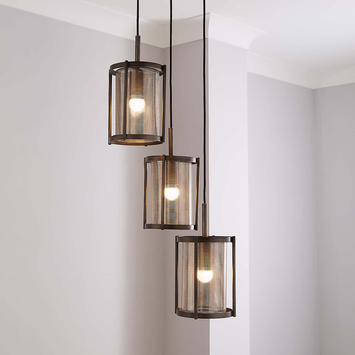 Stefan 3 Light Cluster Ceiling Fitting