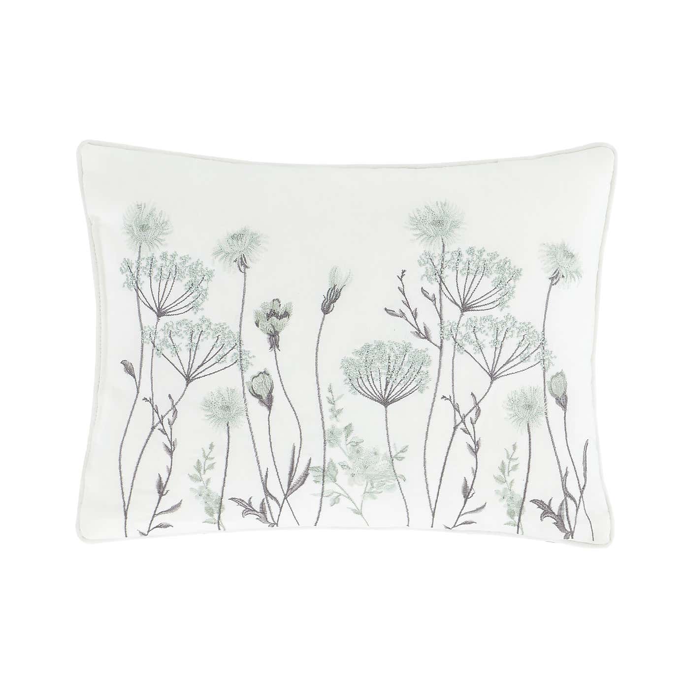 Catherine Lansfield Meadowsweet Floral Cushion