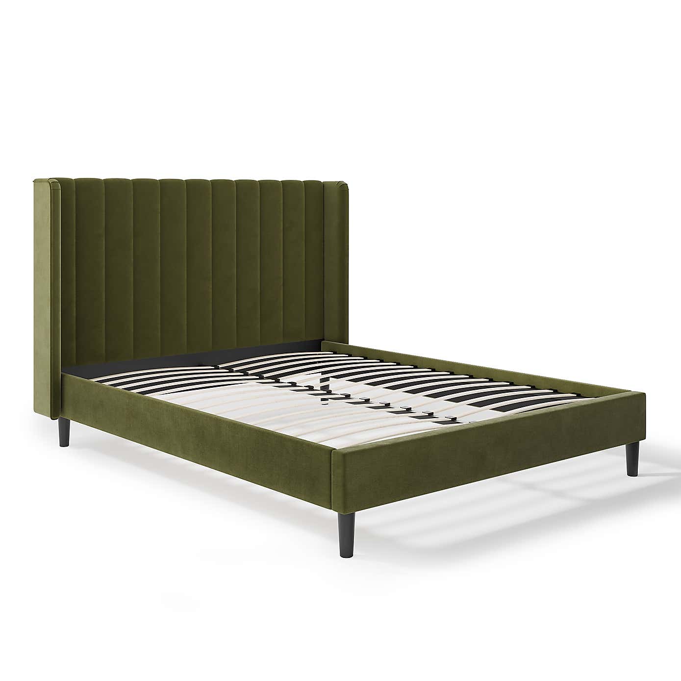 Alara Pleated Velvet Bed