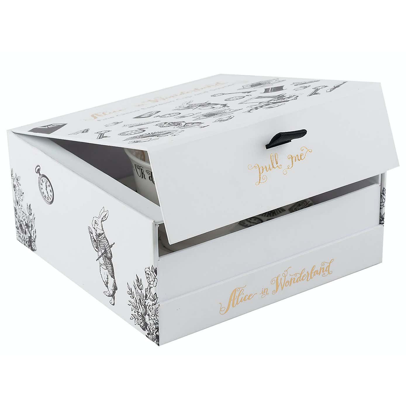 Alice in Wonderland Espresso Cup and Saucer