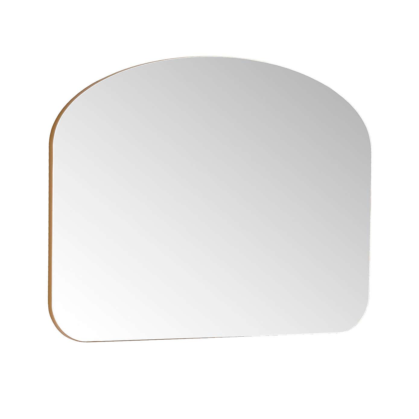 Yearn Soho Curved Overmantel Wall Mirror
