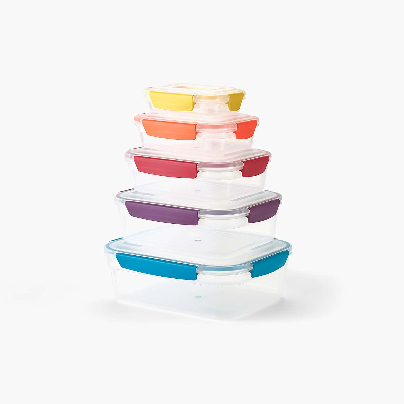 Joseph Joseph Set of 5 Multicolour Nest Lock Storage Containers