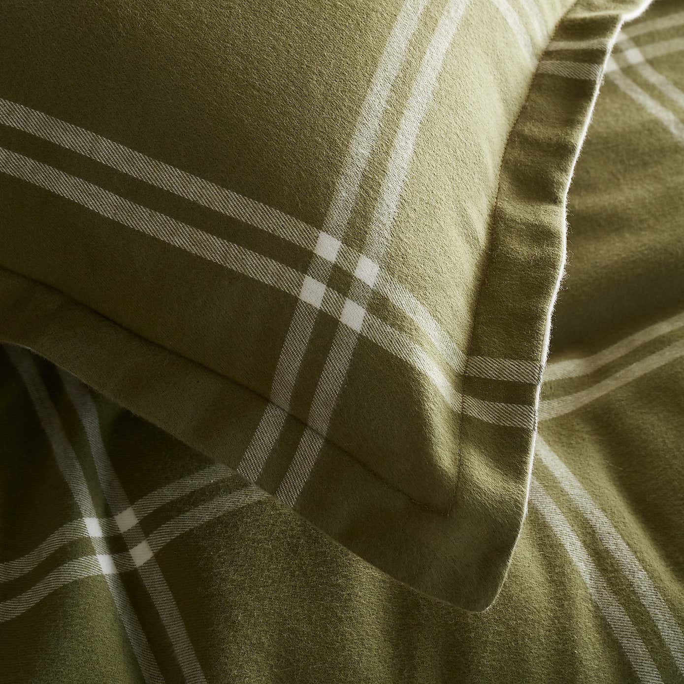 Stanway Check Natural Oxford Pillowcase